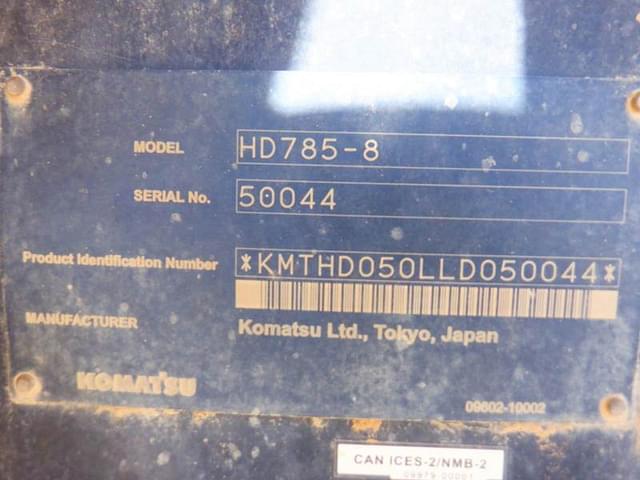 Image of Komatsu HD785-8 equipment image 1