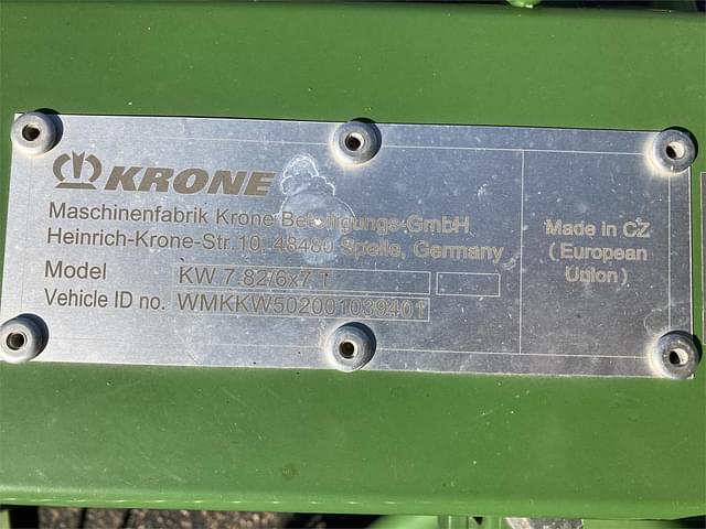 Image of Krone KW7.82/6X7T equipment image 4