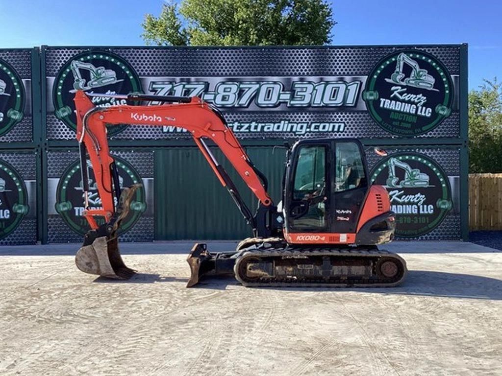 2020 Kubota KX080-4 Equipment Image0