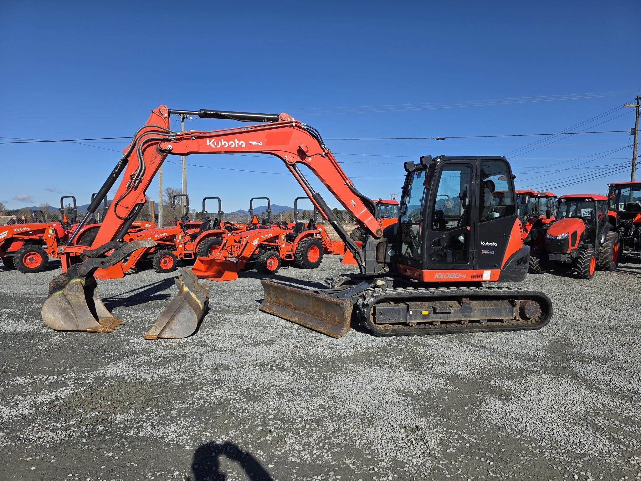 2020 Kubota KX080-4 Equipment Image0