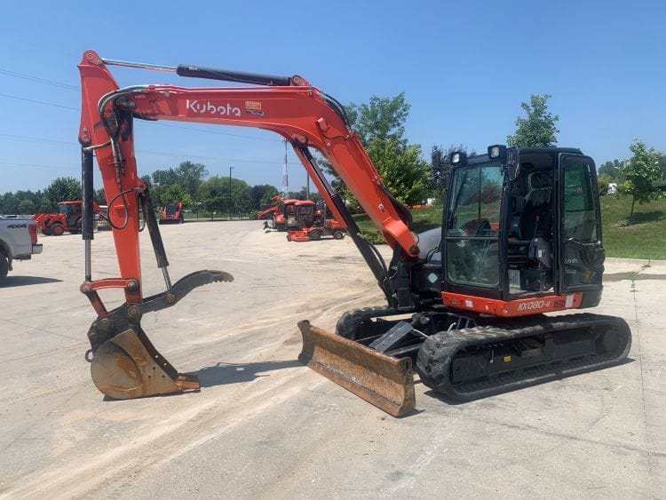 2020 Kubota KX080-4S Equipment Image0
