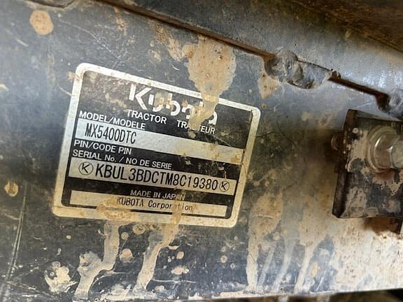 Image of Kubota MX5400 equipment image 4