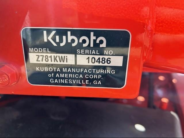 Image of Kubota Z781i equipment image 2