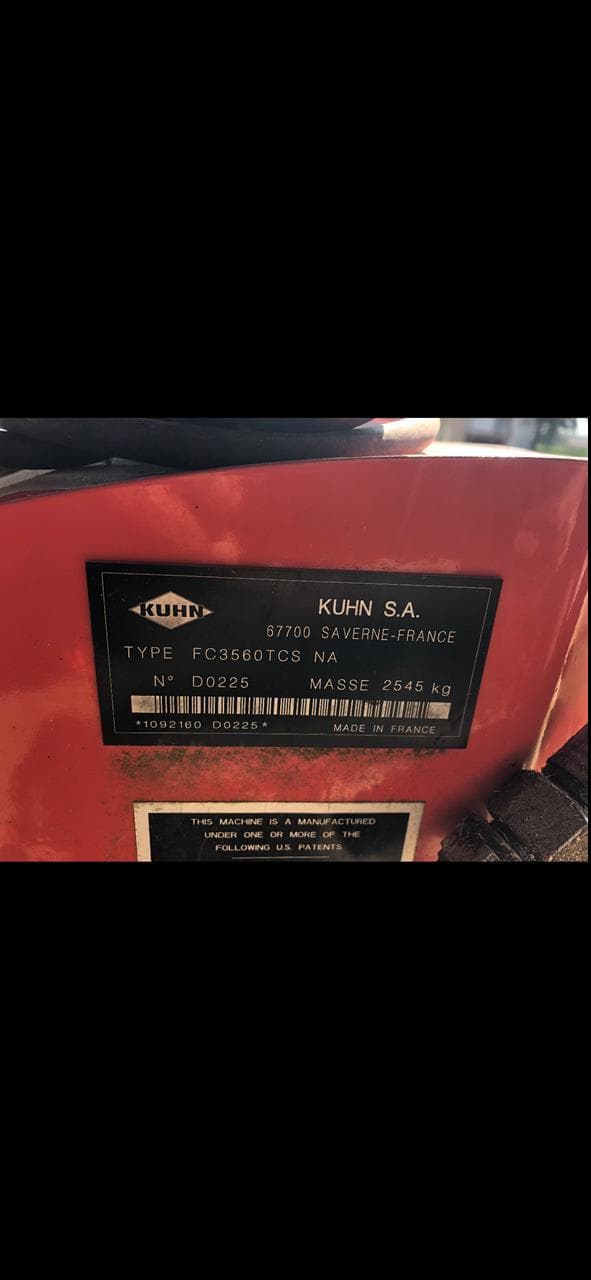 Image of Kuhn FC3560TCS equipment image 1