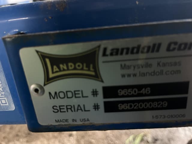 Image of Landoll 9650 equipment image 3