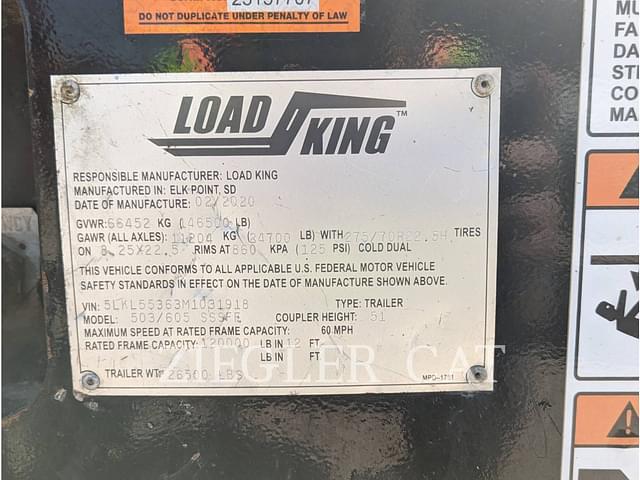 Image of Load King 503/605SSSFF equipment image 4