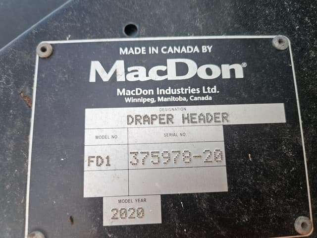 Image of MacDon FD140 equipment image 3