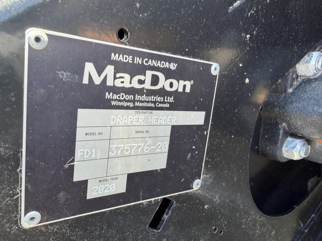 Image of MacDon FD140 equipment image 4