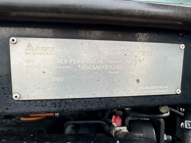 Image of Massey Ferguson 8737S equipment image 1