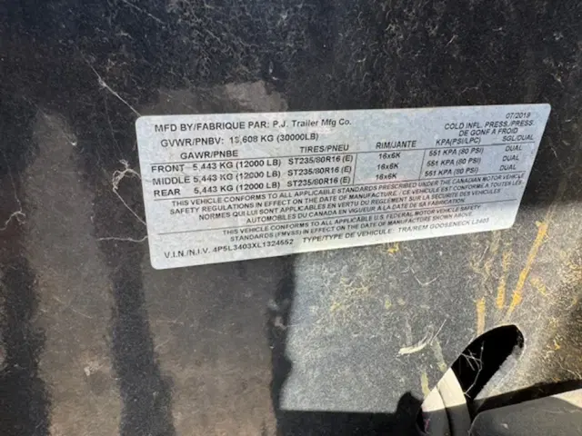 Image of PJ Gooseneck Flat Trailer equipment image 2