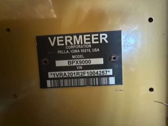Image of Vermeer BPX9000 equipment image 1