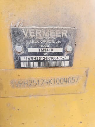 Image of Vermeer TM1410 equipment image 3