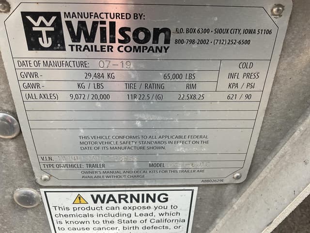 Image of Wilson DWH-601C equipment image 4