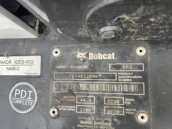 Image of Bobcat E63 equipment image 4