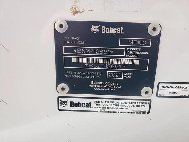 Image of Bobcat MT100 equipment image 3