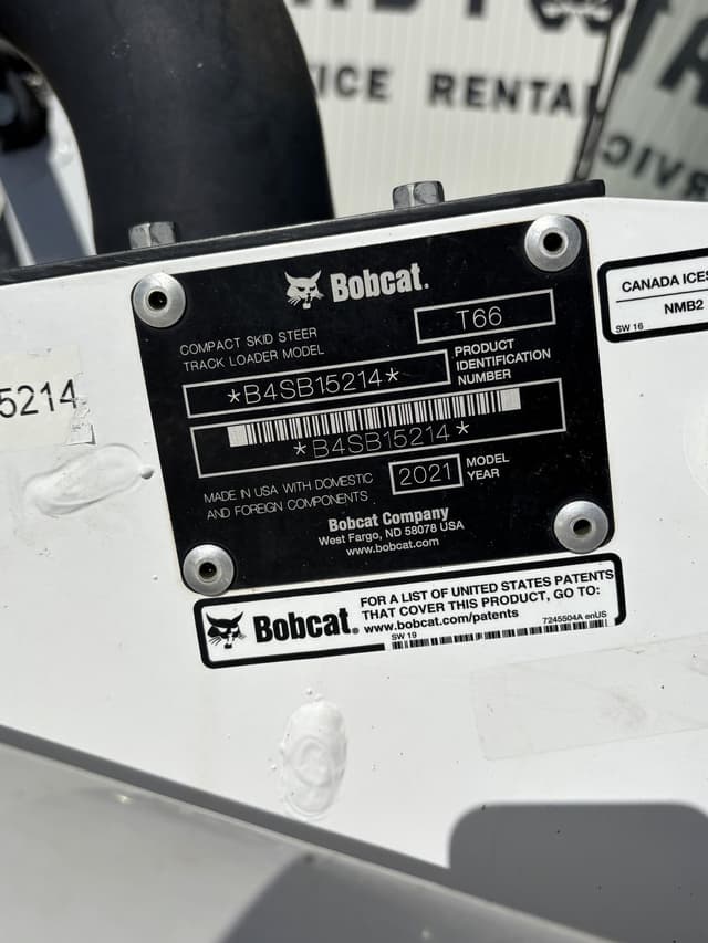 Image of Bobcat T66 equipment image 1