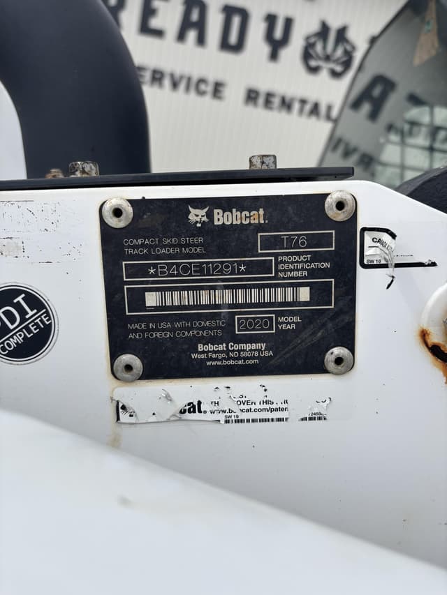 Image of Bobcat T76 equipment image 1