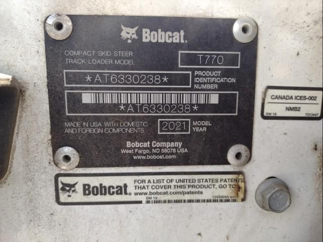 Image of Bobcat T770 equipment image 4