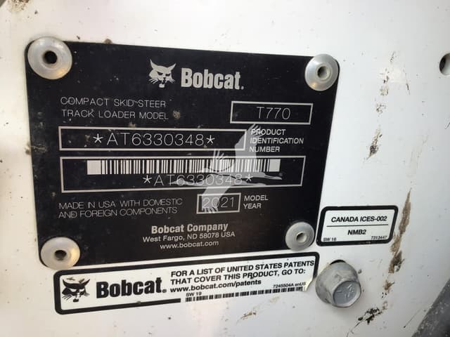 Image of Bobcat T770 equipment image 1