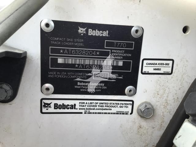 Image of Bobcat T770 equipment image 1