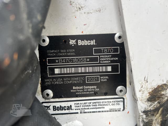 Image of Bobcat T870 equipment image 1