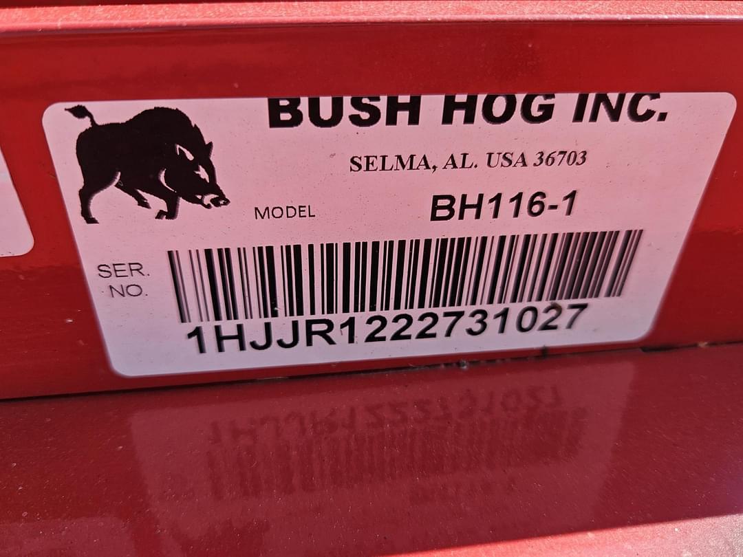 Image of Bush Hog BH116 Image 1