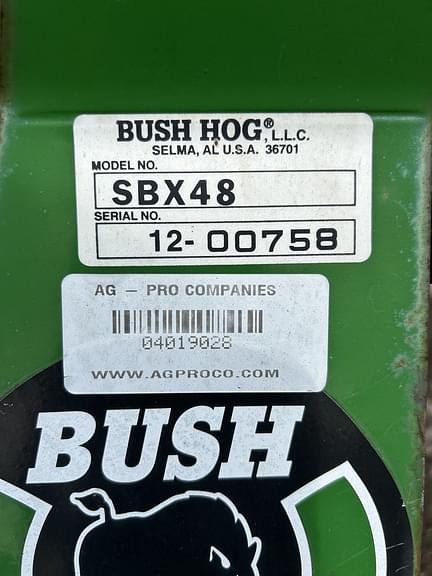 Image of Bush Hog SBX48 equipment image 4