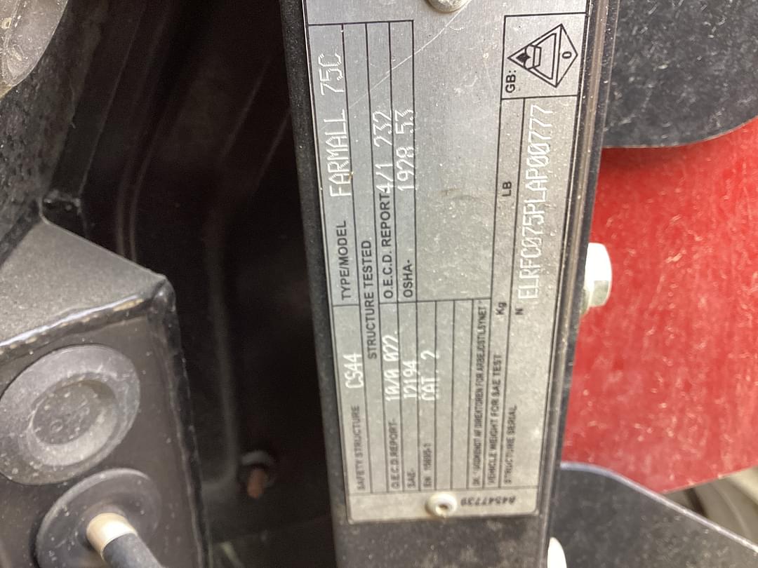 Image of Case IH Farmall 75C Image 1