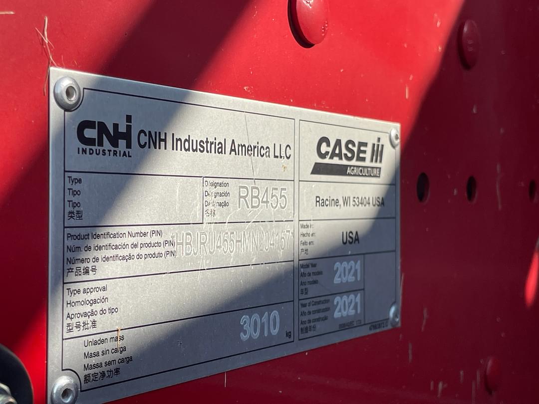 Image of Case IH RB455A Image 1