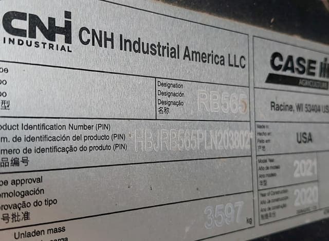 Image of Case IH RB565 equipment image 1