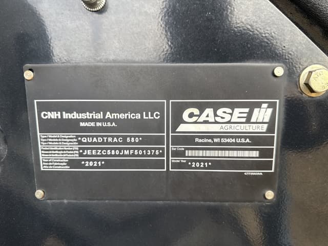 Image of Case IH Steiger 580 Quadtrac equipment image 2