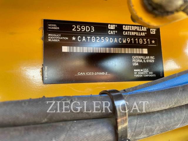 Image of Caterpillar 259D3 equipment image 3