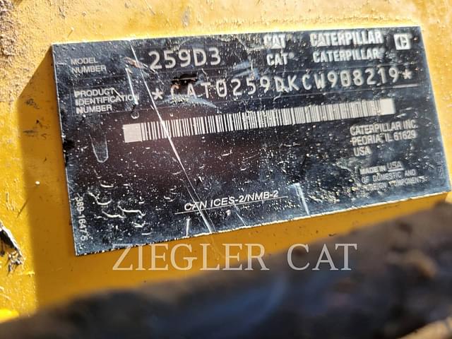 Image of Caterpillar 259D3 equipment image 1