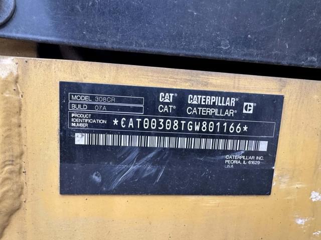 Image of Caterpillar 308CR equipment image 2