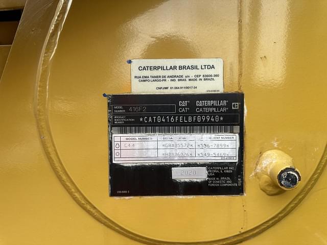 Image of Caterpillar 416F equipment image 1