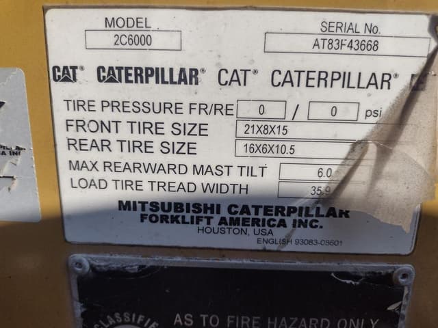 Image of Caterpillar 2C6000 equipment image 4