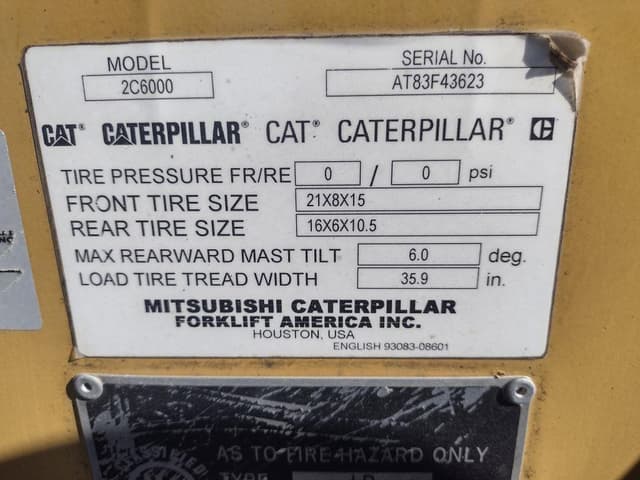 Image of Caterpillar 2C6000 equipment image 4