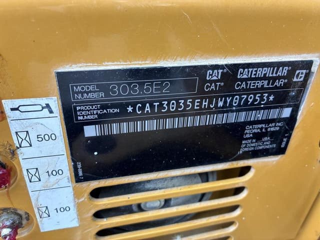 Image of Caterpillar 303.5E2 CR equipment image 1