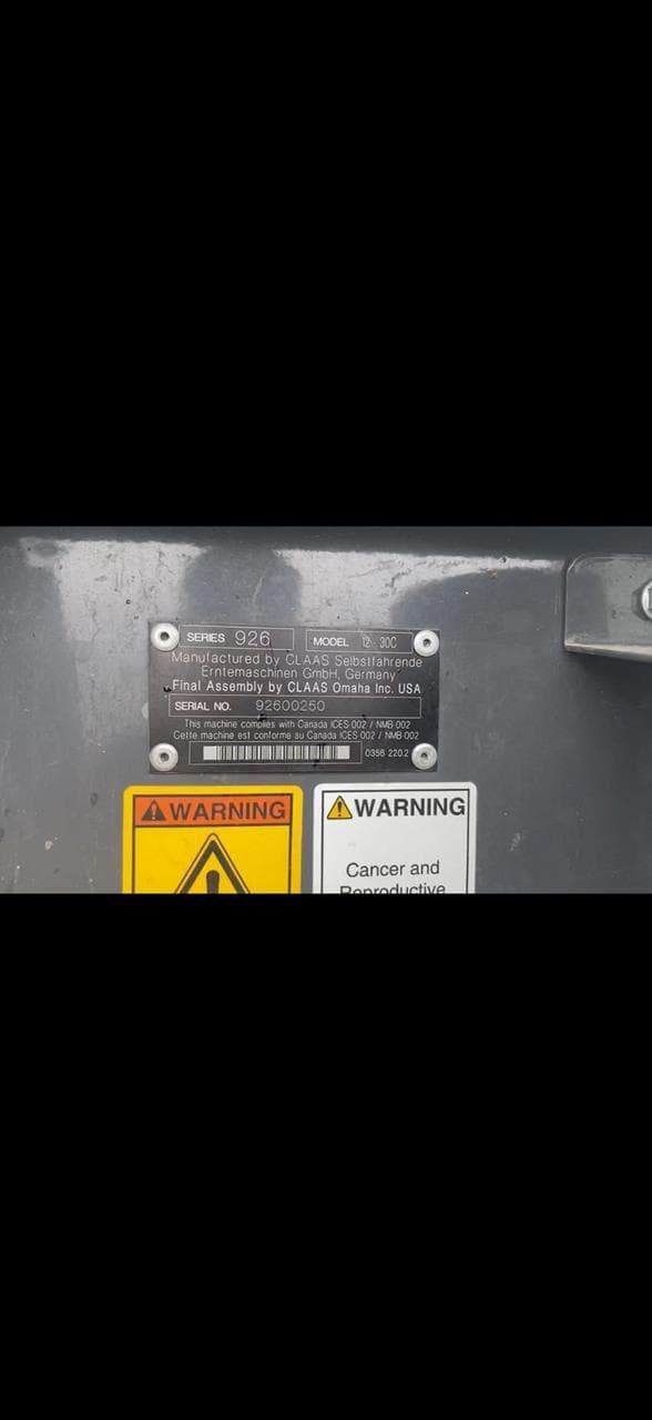 Image of CLAAS 12-30C equipment image 1