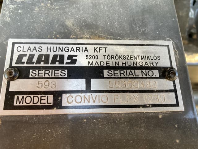 Image of CLAAS Convio Flex 1230 equipment image 1