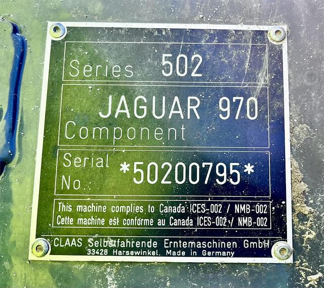 Image of CLAAS Jaguar 970 equipment image 4