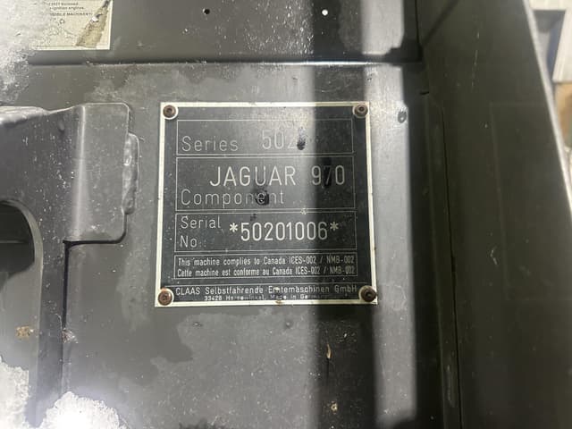 Image of CLAAS Jaguar 970 equipment image 2