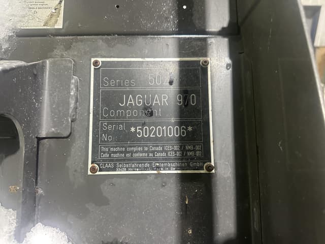 Image of CLAAS Jaguar 970 equipment image 2