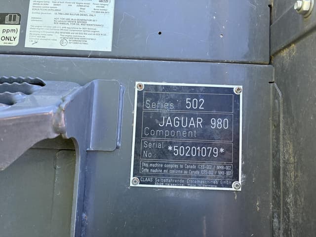 Image of CLAAS Jaguar 980 equipment image 1