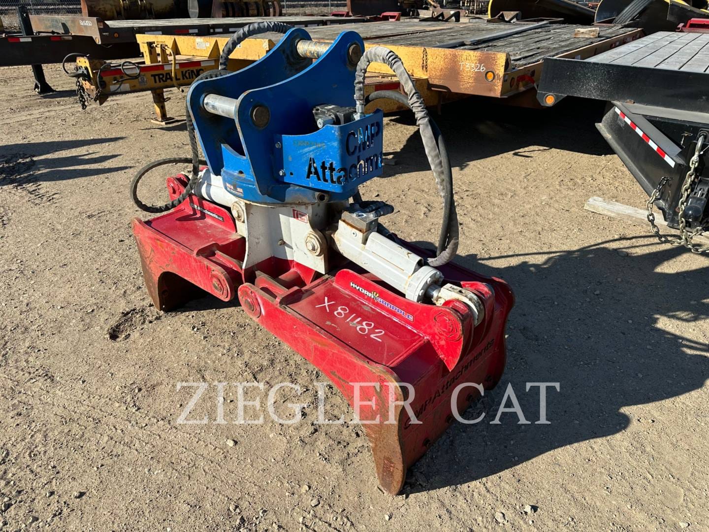2021 CMP Attachments 10T Rotating Grapple Bucket Equipment Image0