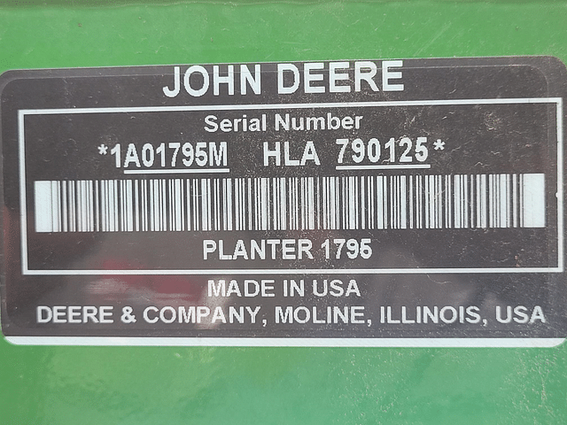 Image of John Deere 1795 equipment image 2