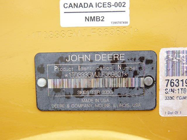 Image of John Deere 333G equipment image 4