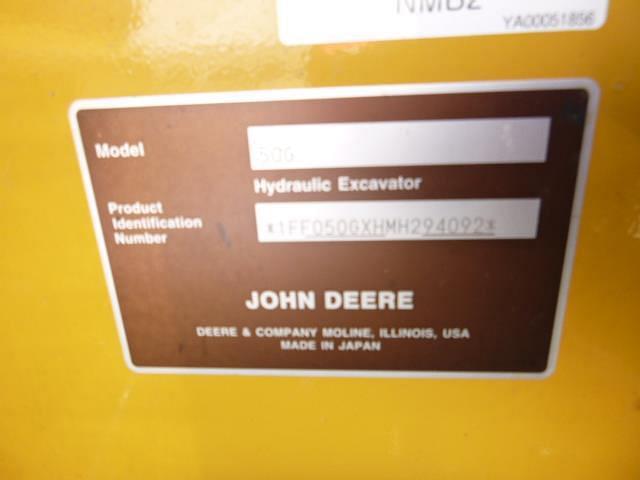 Image of John Deere 50G equipment image 4