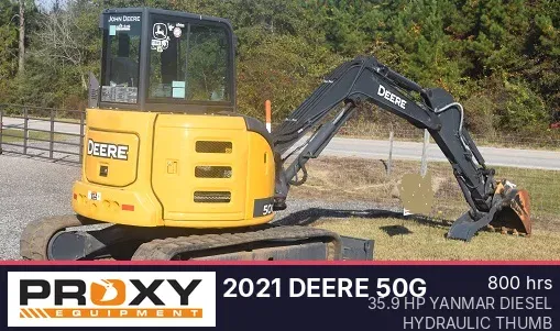 2021 John Deere 50G Equipment Image0