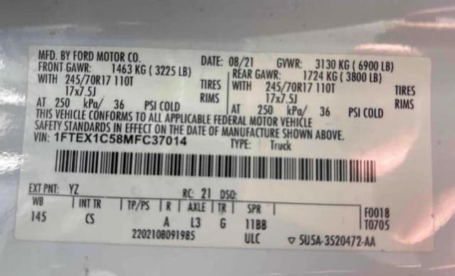 Image of Ford F-150 equipment image 2